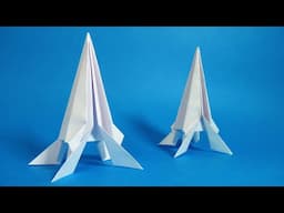 Origami rocket  How to fold a rocket from paper