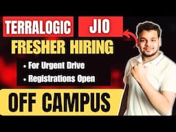 Coddle, Terralogic, Jio Nokia Hiring Drive | OFF Campus Drive For 2025, 2024 Batch Hiring | Freshers