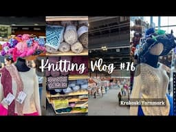 Knitting Vlog #76 I Krakoski Yarnmark, Quicksand Scarfette, Dye Dye Done, Gabo Wool, Kraków