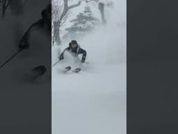 Powder days in Hokkaido don’t need directions - just drop in and go. #weareskiing #freeski #japow