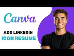 How To Add LinkedIn Icon In Canva Resume 2025