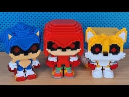 I Made CREEPY Sonic.exe Funko Pops In Minecraft Style!