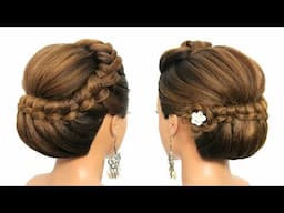 Bridal Updo Tutorial.  Wedding Prom Hairstyles For Long Hair
