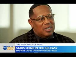 MASTER P AND THE NOLA WALK OF FAME NEW ORLEANS SUPERBOWL WEEKEND - GOOD MORNING AMERICA