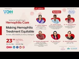 Virtual Session: National Virtual Forum on Hemophilia Care