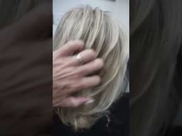 Full highlights and a Shag Haircut #blonde #shaghaircut