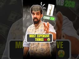 MOST EXPENSIVE THINGS🤮❌#mostexpensive #shorts #theformaledit