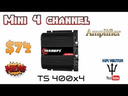 ALL NEW! Taramps TS 400x4 mini amplifier amp dyno review for cars utv boats or whatever!