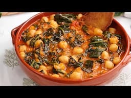 Espinacas con Garbanzos - Receta Tradicional y Sabrosa