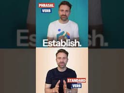 Phrasal Verbs vs Standard Verbs 🇬🇧