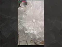 Giant Flower- How to make your template #diy #giantflower #organza #template #short