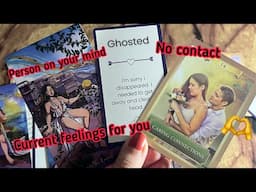 Person on your mind : No contact | Current true Feeling/emotions for you❤️‍🔥🫣Hindi tarot card