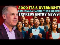 Express Entry MADNESS: 3,000 ITAs Overnight — Can Canada Handle The Fallout? | IRCC News