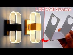 Best Profitable Business ideas How to Make a Professional Work in Home Decoration Modern Wall Lamp10