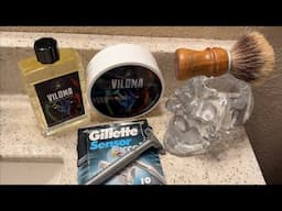 New from PAA- Viloma Aftershave & Soap, Gillette Sensor Excel, SOC Brush & Sensor Excel blade.