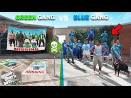 Franklin Blue Gang VS Shinchan Green Gang Missing In GTA 5!