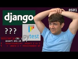 some weird django test database quirks