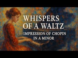 Whispers of a Waltz 🎨 | Impressionist Tribute to Chopin's Waltz in A Minor