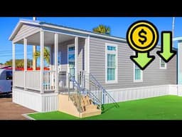 This SMALL mobile home is VERY COOL & SUPER CHEAP! Prefab House Tour
