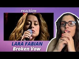 Lara Fabian - Concert From Lara With Love Broken Vow | Music Reaction |