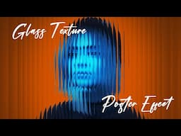 Textured Portrait Poster Glass Effect Photoshop Tutorial