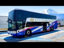 Japan’s Largest Double Decker Bus from Osaka to Tokyo  & Visited Creepy Scarecrow Village 🚌 ⛰️