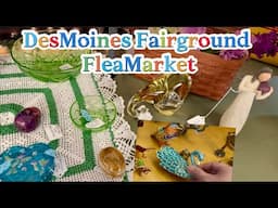 WOW Look At All Those!! THRIFT WITH ME For Fantastic Finds at the Iowa State Fairgrounds FleaMarket