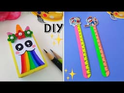 Cute Sharpener with Waste Match Box / How to make Scale with Icecream sticks| School Supplies DIY