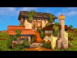 Large Italian Survival House in Minecraft [Tutorial]