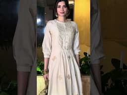 Dreamy & dazzling! #DianaPenty stuns at Huma’s celebration 💫🤍✨