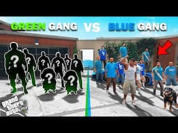 Franklin Blue Gang Try To Find Shinchan Green Gang In GTA 5!