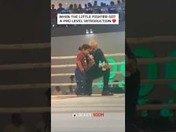Stealing the show just like that ♥️ Young Ishika at the UIC Fight Night 2 event in Hyderabad Lulu