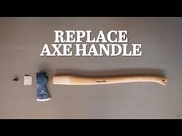 How to Replace an Axe Handle | Hultafors & Gransfors Bruk | Tom's Outdoors