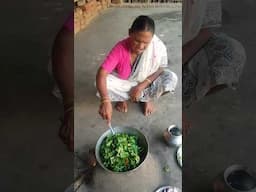 shak vaji grandma cooking#cooking #shakvaji #rural_life_india