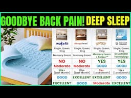 Best Orthopedic Mattress for Back Pain 2025 🛏️ Sleep Company vs Wakefit vs Sleepyhead