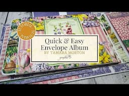 Quick & Easy Scrapbook Album for Beginners | Envelope Album with Tamara Morton