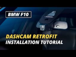 BimmerTech Dashcam Retrofit for BMW F10 – Installation Tutorial