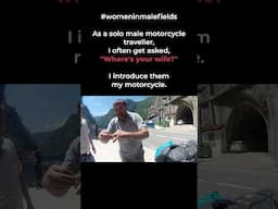 Do solo male travellers get asked ‘Where’s your wife?”  #womeninmalefields #solotravel