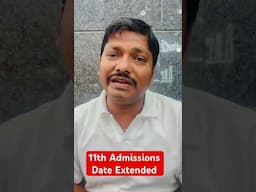 Date Changed 11th Admissions 2025