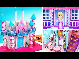 Build a Magical Castle for Your Princess Doll | Cute & Creative Fun! 🏰✨#dollhouse #diyforkids