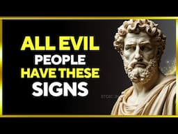 6 RED FLAGS that REVEAL the PERSON next to you is EVIL |Stoicism