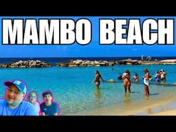 Visiting Mambo Beach in Curacao | Beach Walk, Snorkel and Food