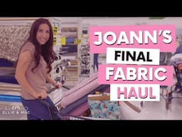My Last Joann Fabric Haul - See What I Bought. #sewing #sewingtips