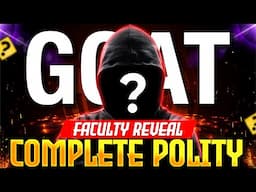 Polity G.O.A.T FACULTY Reveal 🗿| The Wait is Over⚡