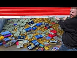 I Gambled on a Storage Unit FULL Of CASH At The Door!