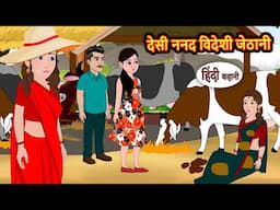 देसी ननद विदेशी जेठानी Story in Hindi | Bedtime Stories | Moral Story | Fairy Tales Kahani Storytime