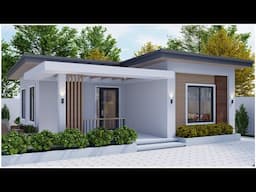 Small House Design | 8m x 8m with 2Bedroom (cozy house with Family)