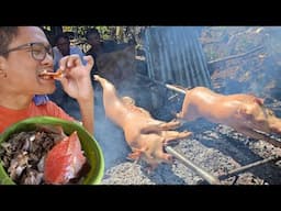 Crispy lechon para sa mga bisita