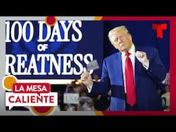 Donald Trump celebra 100 días de gobierno con un mitin en Michigan | La Mesa Caliente