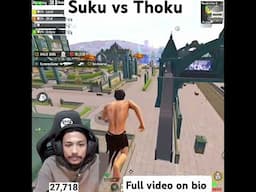 suku vs gameguru Thoku intense fight 😀 #dtnsuku #sukulive #sukuyt #pubg